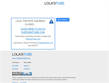 Tablet Screenshot of lolastube.com